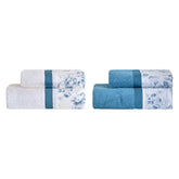 Set 2 Coppie di Spugna con Balza floreale - Giglio Coppia di spugna Lisola Azzurro (Ottanio) 