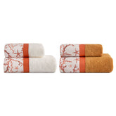 Set 2 Coppie di Spugna con Balza Corallo - Kos Coppia di spugna Lisola Arancione 