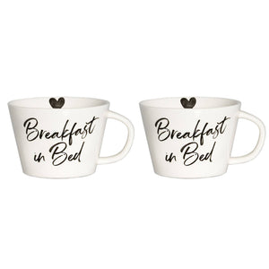 Set 2 Tazze Colazione in Grès - Breakfast in Bed tazze Simple Day 