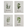 Set 4 Canovacci in Lino Stonewashed - Spezie Canovaccio Simple Day Bianco 