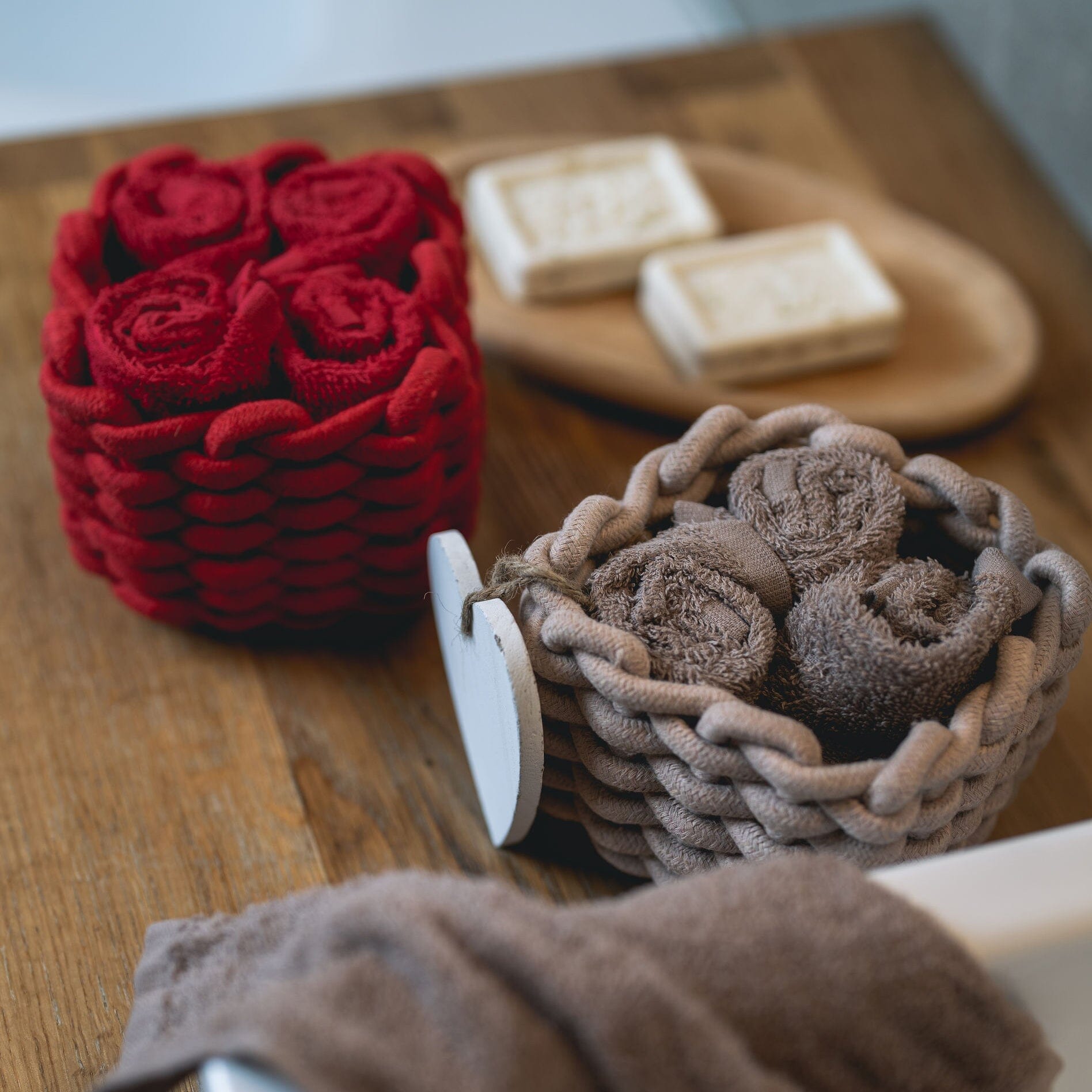 Set 4 Lavette in Spugna di Cotone Tinta Unita - Classic