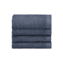 Set 4 Lavette in Spugna di Cotone Tinta Unita - Perla Lavetta Lisola Avio (Denim) 