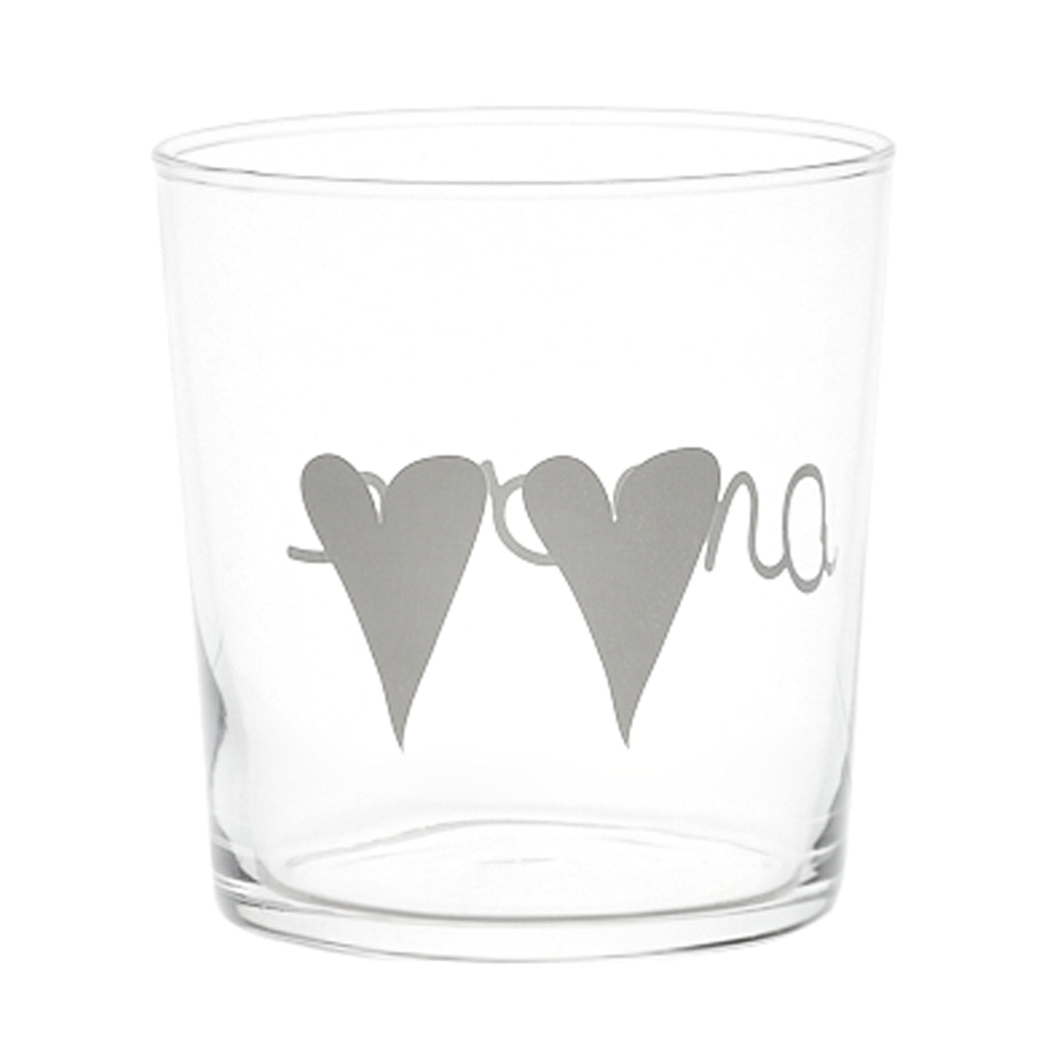 Set 6 Bicchieri Acqua Serigrafati - Amore Bicchieri Simple Day 