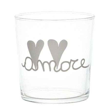 Set 6 Bicchieri Acqua Serigrafati - Amore Bicchieri Simple Day 