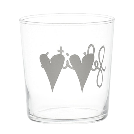 Set 6 Bicchieri Acqua Serigrafati - Felicità Bicchieri Simple Day 