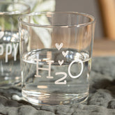 Set 6 Bicchieri Acqua Serigrafati - H2O Bicchieri Simple Day 