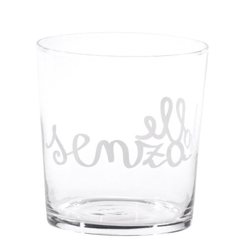 Set 6 Bicchieri Acqua Serigrafati - Senza Bolle Bicchieri Simple Day 