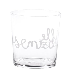 Set 6 Bicchieri Acqua Serigrafati - Senza Bolle Bicchieri Simple Day 