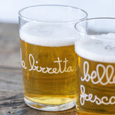Set 6 Bicchieri Birra Serigrafati - La Birretta 