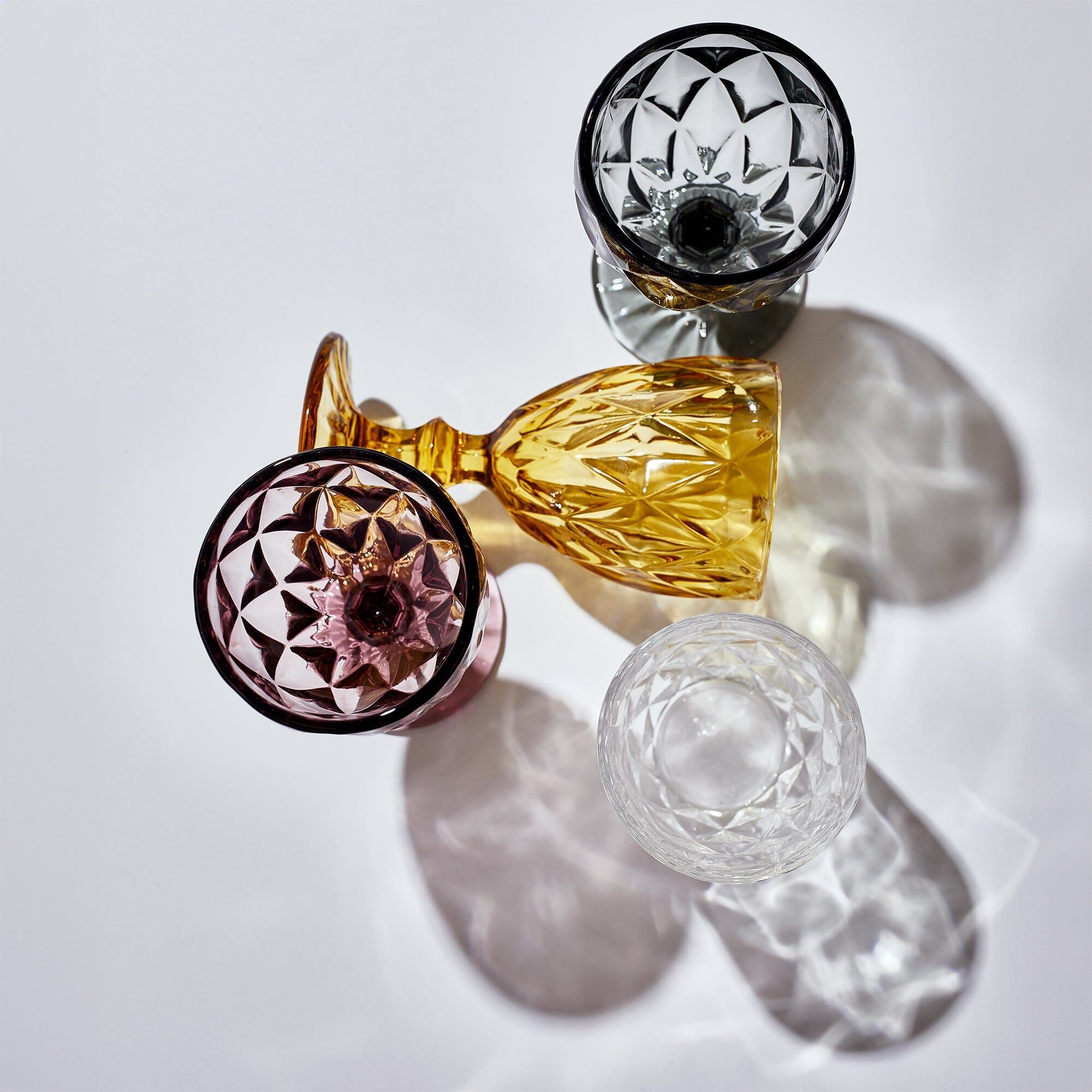 Set 6 Calici in Pasta di Vetro Multicolor - Murano Calice Maison Sucrée 