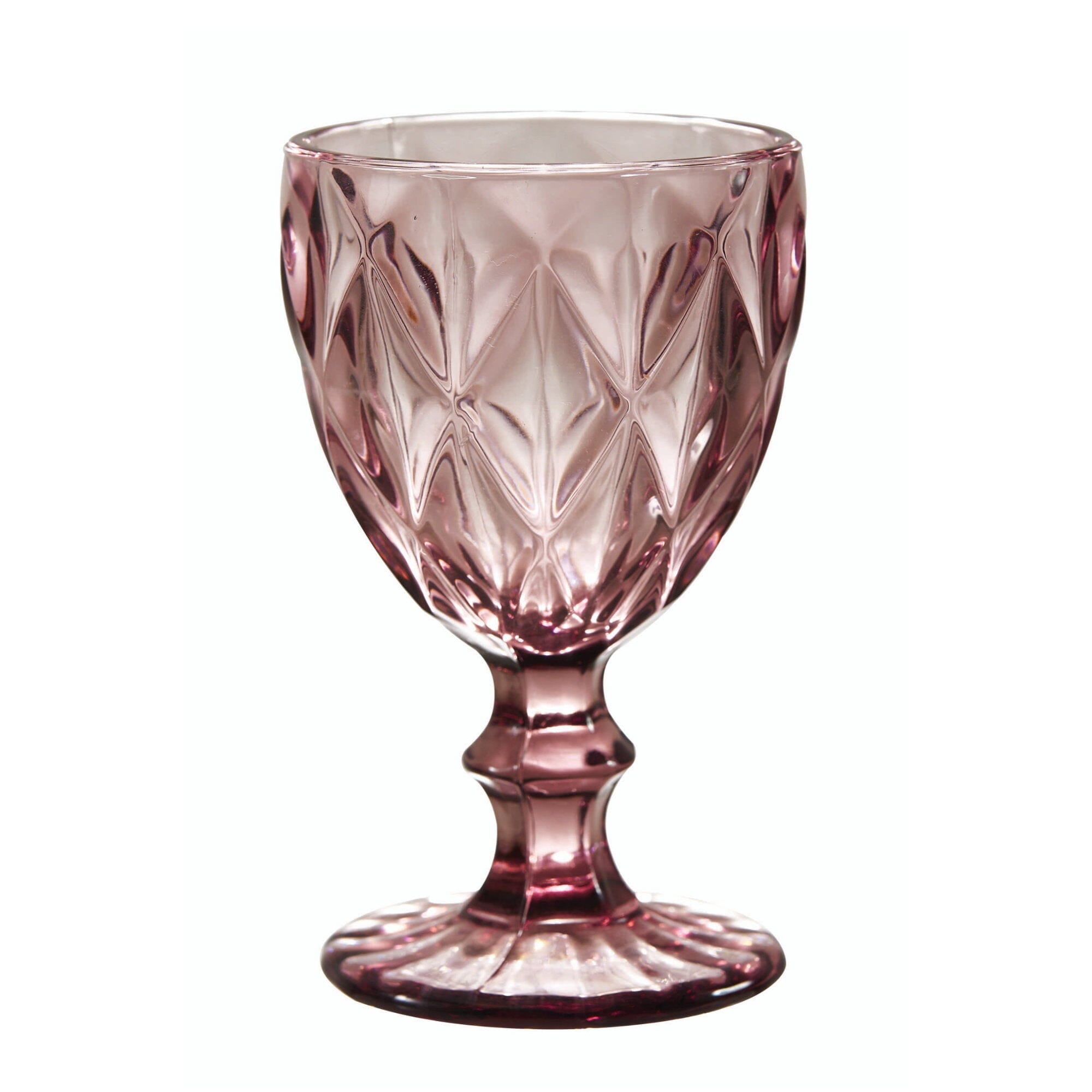 Set 6 Calici in Pasta di Vetro Multicolor - Murano Calice Maison Sucrée Rosa 