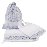 Set Asilo 3 Pezzi in Spugna di Cotone - Pookie Set Asilo Lisola Baby Azzurro 