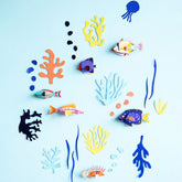 Set da 10 Pesci Decorativi - Fish Hobbyist Animale Decorativo studio ROOF 