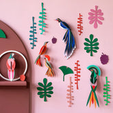 Set da 14 Uccelli Decorativi - Bird Observer Animale Decorativo studio ROOF 