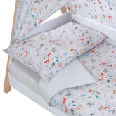 Set Piumino e Coprimaterasso in Puro Cotone - Scout Set Piumino Picci Multicolor 