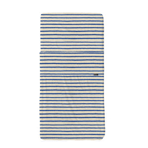 Snurk Completo Letto per Bimbi in Percalle di Cotone - Breton Baby Blue Lenzuola Bimbi Snurk 120x150 cm + 60x120 cm (Culla) 