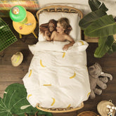 Snurk Parure Copripiumino in Puro Cotone - Banana Monkey 