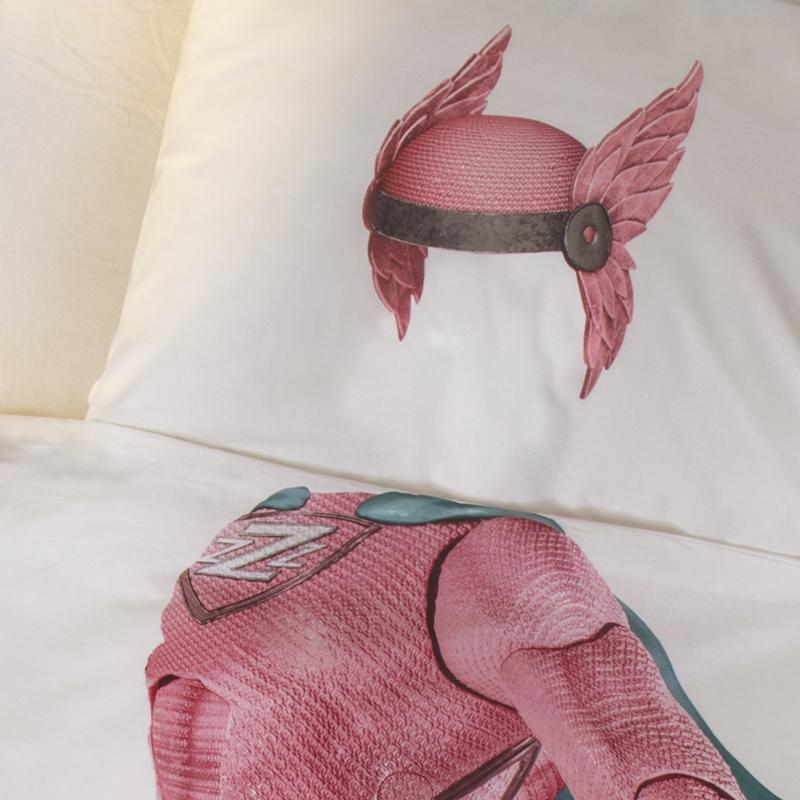 Parure Copripiumino in Puro Cotone - SuperGirl Copripiumino Snurk 