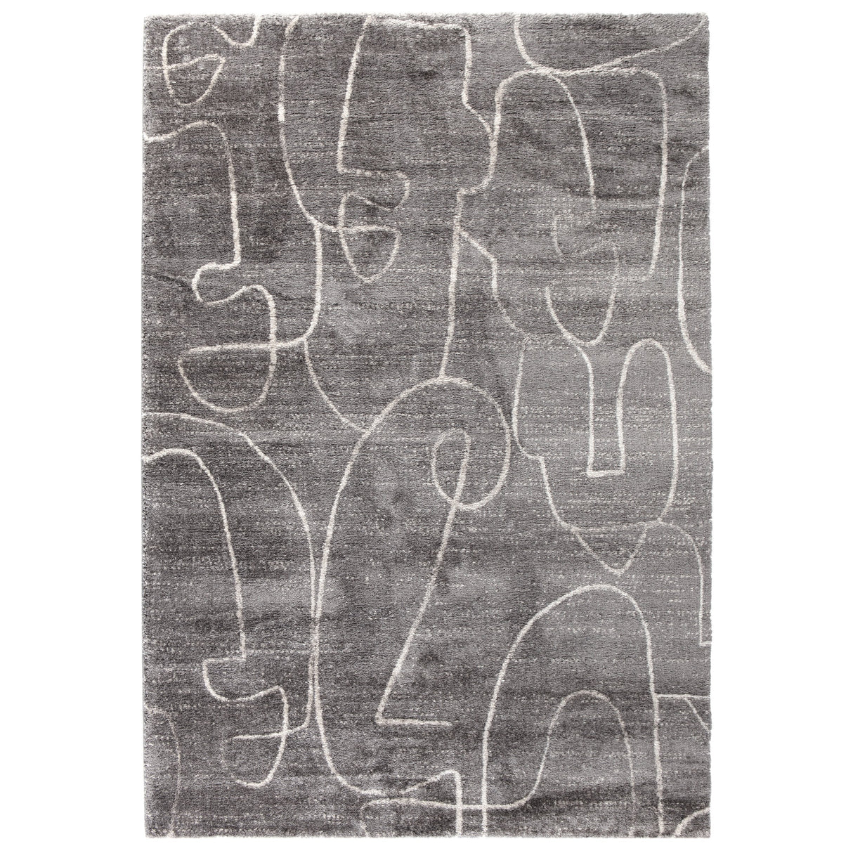 Tappeto Arredo con Fantasia Geometrica - Livia Tappeto Vivaraise 160x230 Grigio 