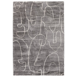Tappeto Arredo con Fantasia Geometrica - Livia Tappeto Vivaraise 160x230 Grigio 