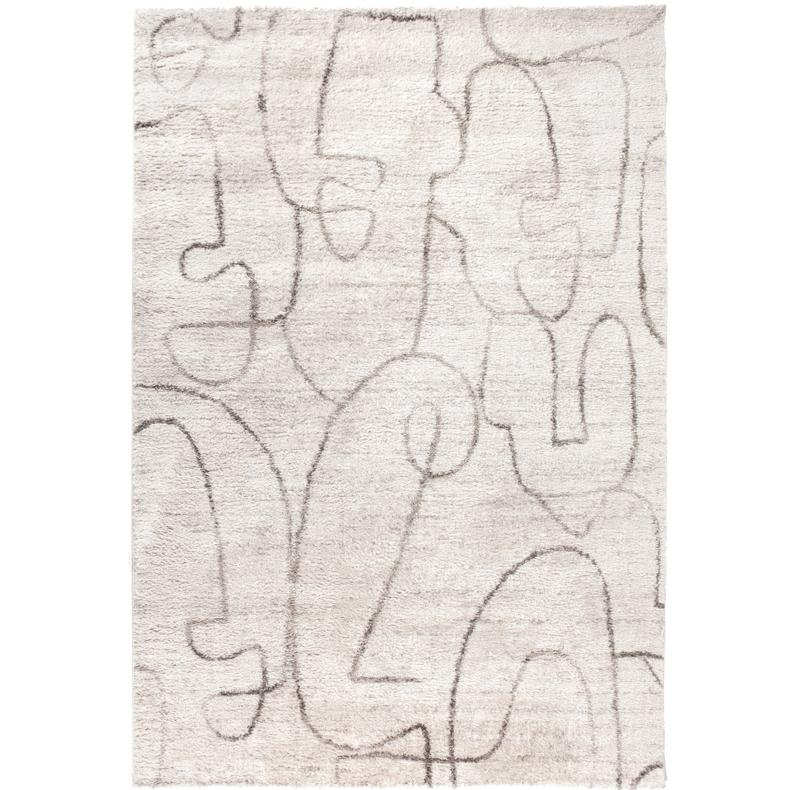 Tappeto Arredo con Fantasia Geometrica - Livia Tappeto Vivaraise 160x230 Panna 