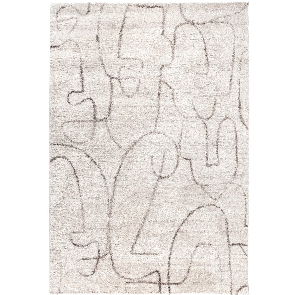 Tappeto Arredo con Fantasia Geometrica - Livia Tappeto Vivaraise 160x230 Panna 