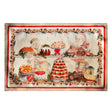 Tappeto Arredo con Fantasia - Noel Gourmand Tappeto Tessitura Toscana Telerie 52x80cm 