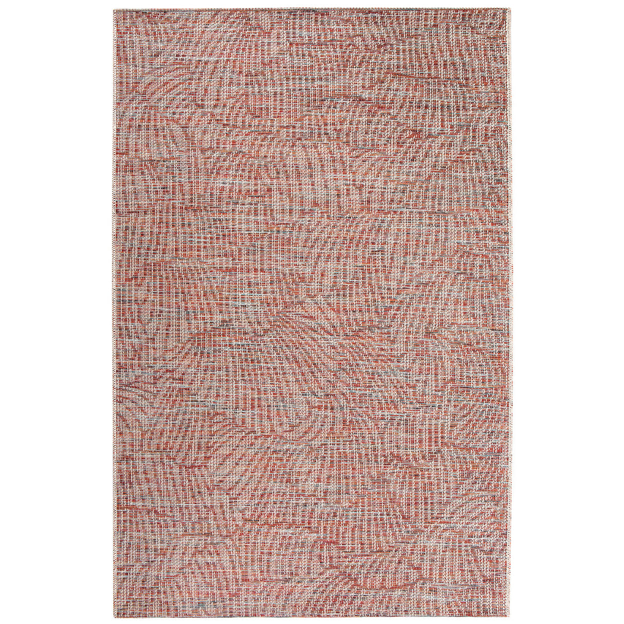 Tappeto da Esterno con Fantasia Geometrica - Maeva Tappeto Vivaraise Rosso 60x110 