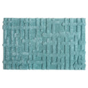 Tappeto in cotone Biologico Motivo Geometrico - Gaufre Tappeto Sorema 50x80 Baltico 