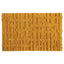 Tappeto in cotone Biologico Motivo Geometrico - Gaufre Tappeto Sorema 50x80 Oro 