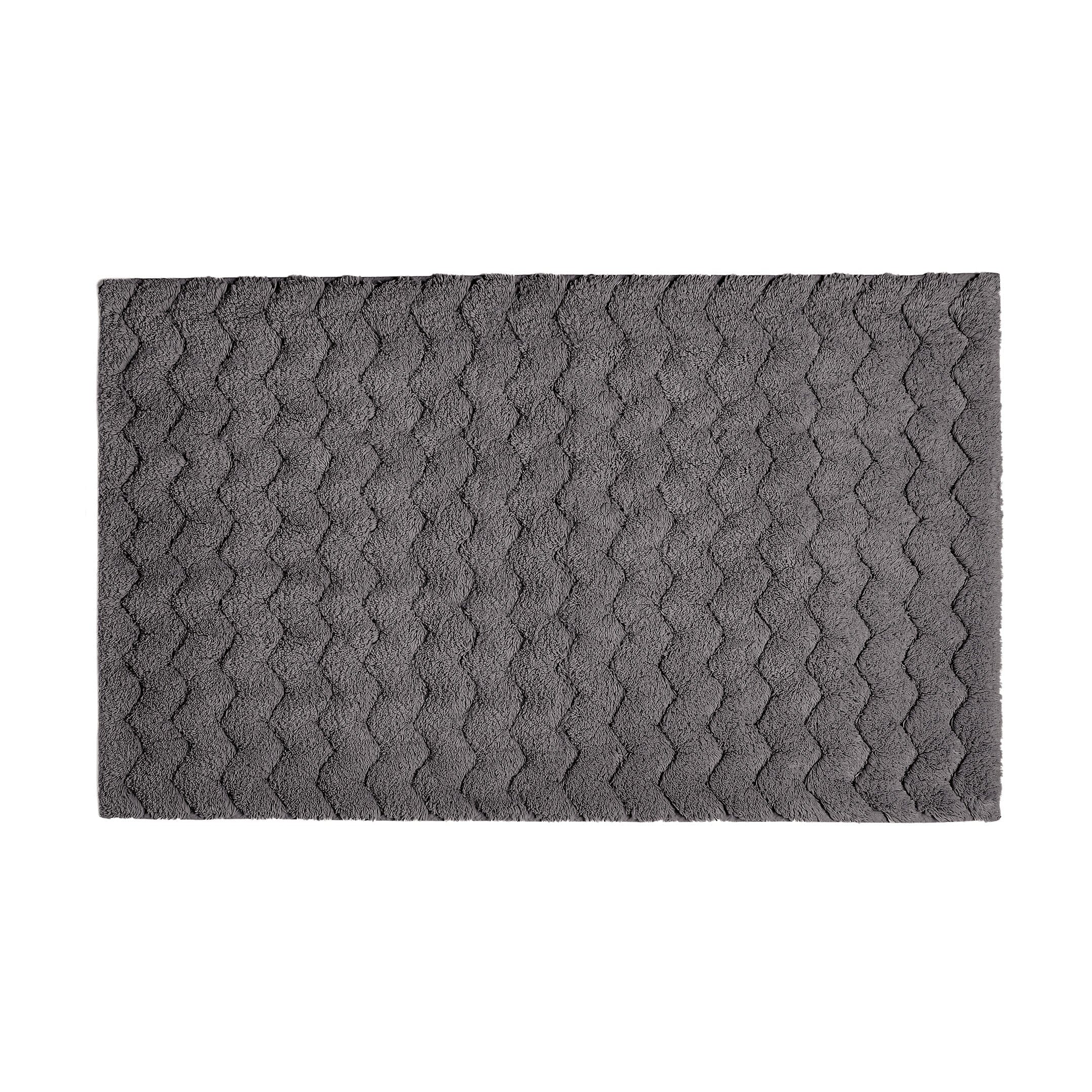 Tappeto in Cotone con Supporto Antiscivolo - Chevron Tappeto Sorema 50x80cm Tempesta 