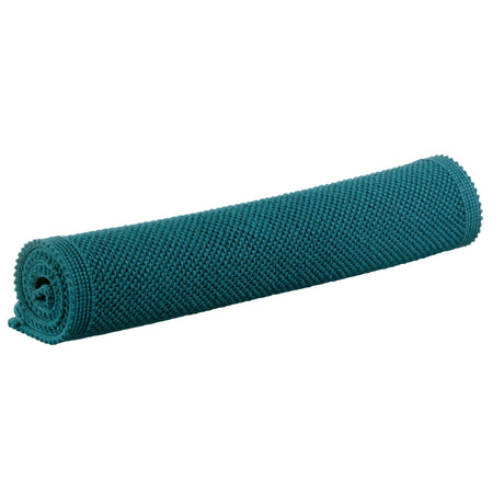 Tappeto in Cotone Jacquard - Etia Tappeto Vivaraise 54x64 Verde Pavone 