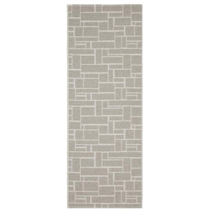 Tappeto in PVC - Dama - Swedy Tappeto Swedy 60x120cm Grigio 