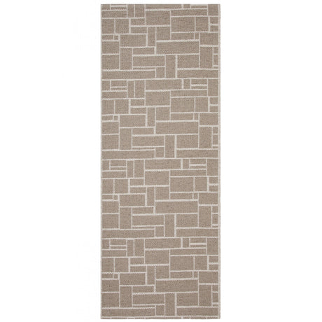 Tappeto in PVC - Dama Tappeto Swedy 60x120 cm Beige 