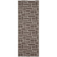 Tappeto in PVC - Dama Tappeto Swedy 60x120 cm Marrone 