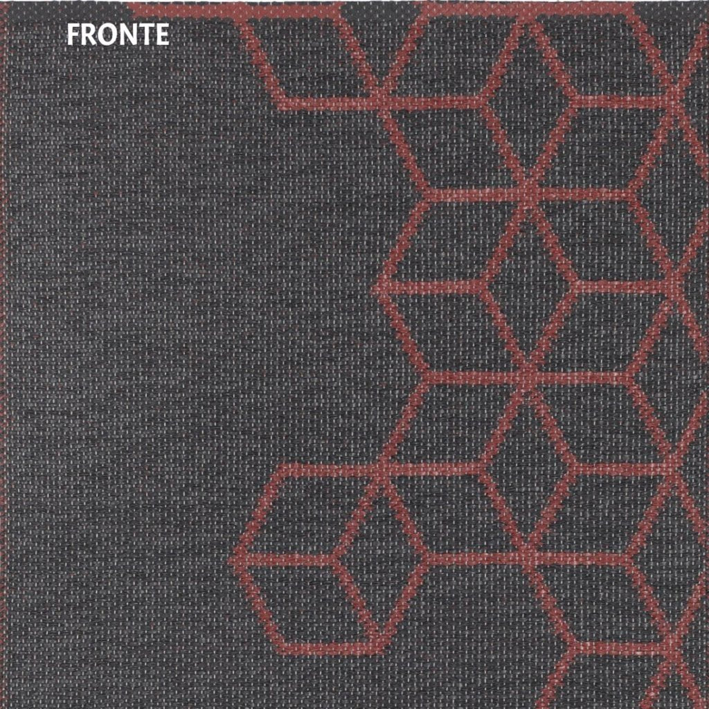 Tappeto in PVC - Maia - Swedy Tappeto Swedy 60x120cm Rosso 