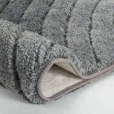 Tappeto Scendibagno in Spugna con Antiscivolo - Tender Tappeto Kleine Wolke 60x60cm Antracite 