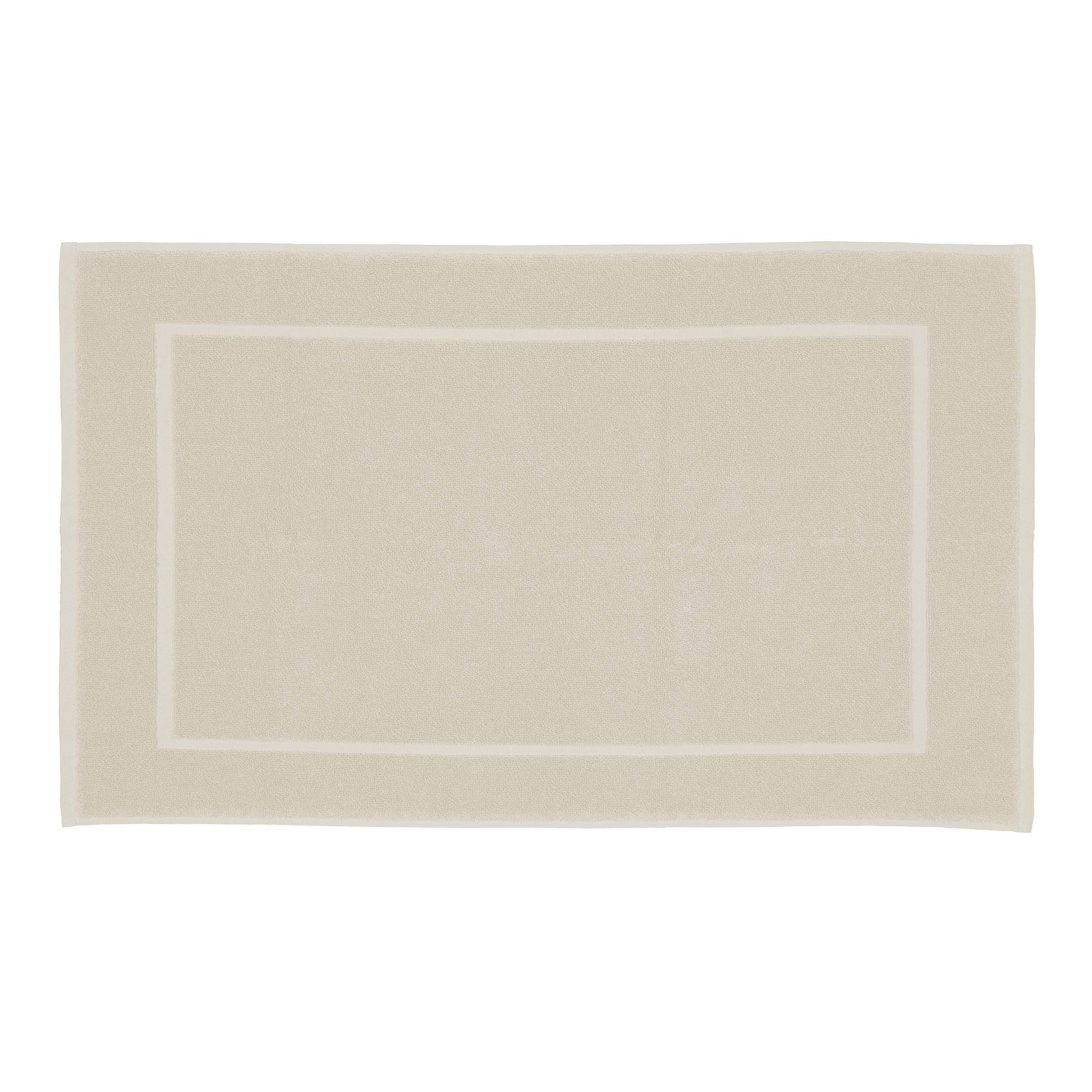 Tappeto Scendibagno in Spugna di Cotone - Coccola Tappeto Fazzini Panna 