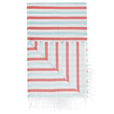 Telo Mare Fouta in Puro Cotone - Africa Telo Mare ILVEA Azzurro/Rosa 
