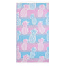 Telo Mare Fouta in Puro Cotone Jacquard Doubleface - Pineapple Telo Mare Begonville Party 