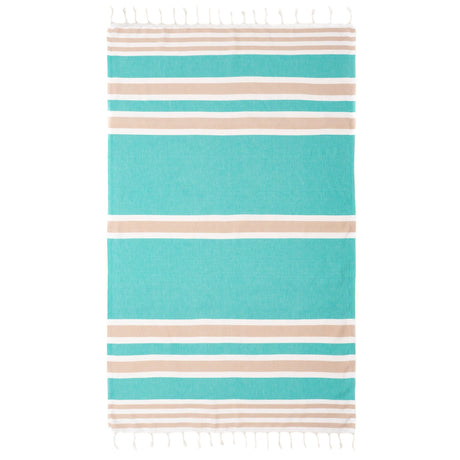 Telo Mare Fouta in Puro Cotone Rigato - Samsara Telo Mare Begonville Fresh Refresh 