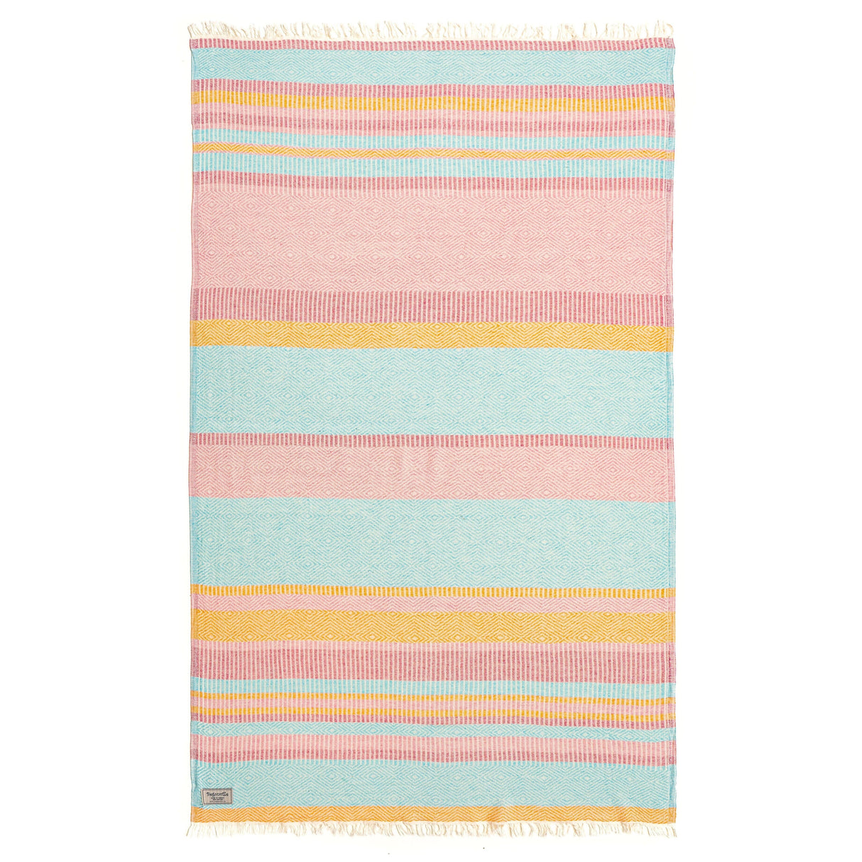 Telo Mare Fouta in Puro Cotone - Strata Telo Mare Begonville Rosa 