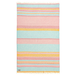 Telo Mare Fouta in Puro Cotone - Strata Telo Mare Begonville Rosa 