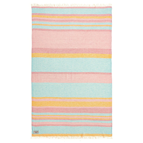 Telo Mare Fouta in Puro Cotone - Strata Telo Mare Begonville Rosa 