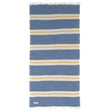 Telo Mare Fouta Rigato in Mussola di Cotone - Chelsea Telo Mare Begonville Blu 