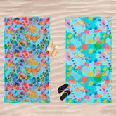 Telo Mare in Microfibra Stampa Doubleface - Colorful 