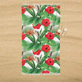 Telo Mare in Microspugna in Puro Cotone - Hibiscus 