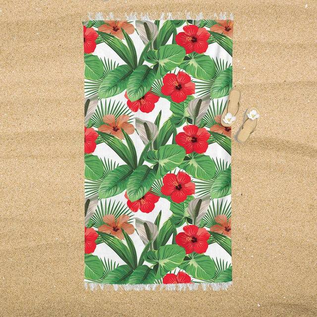 Telo Mare in Microspugna di Puro Cotone Hibiscus - Daunex 