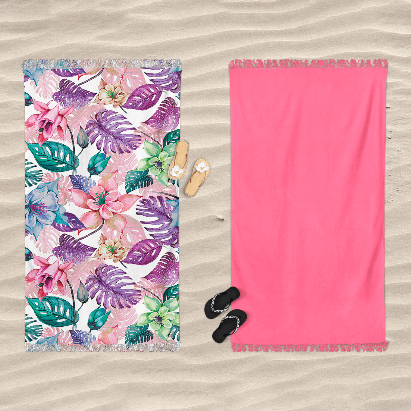 Telo Mare in Microspugna Stampa Doubleface - Dafne Telo Mare Daunex 