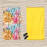 Telo Mare in Microspugna Stampa Doubleface - Reef 